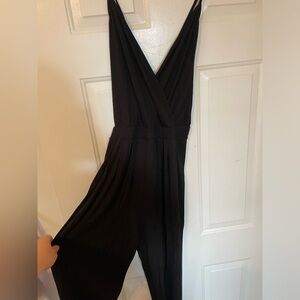 Black strappy jumpsuit